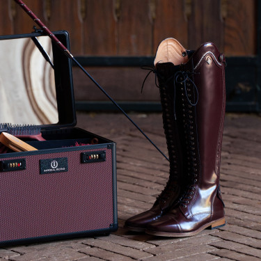 Botas de equitação Imperial Riding Olania Dressage Longas/Largas Bordéus Bord&amp;amp;amp;amp;amp;ocirc;