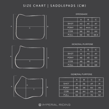 Manta de sela Imperial Riding Luminous Dressage Preto Manta de sela Imperial Riding Luminous Dressage Preto