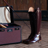 Botas de equitação Imperial Riding Olania Dressage Normal/Grande Bordéus Bordô Botas de equitação Imperial Riding Olania Dressage Normal/Grande Bordéus Bordô