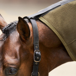 Manta polar com pescoço Imperial Riding Fundamental Verde-oliva