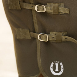 Manta polar com pescoço Imperial Riding Fundamental Verde-oliva