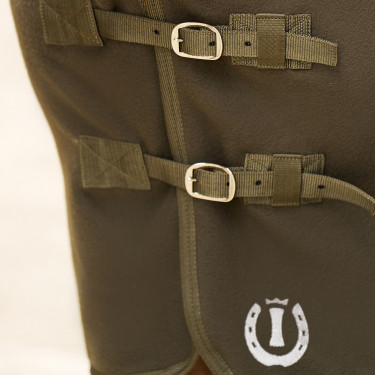 Manta polar com pescoço Imperial Riding Fundamental Verde-oliva