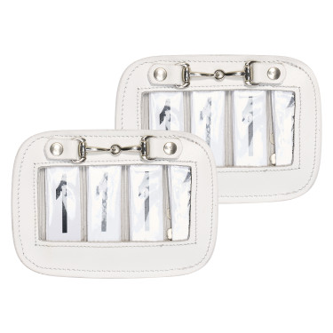 Número de competição HV Polo Gloria square por 2 Branco