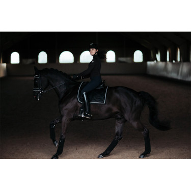 Bandagens de polo Equestrian Stockholm Edição preta Preto Bandagens de polo Equestrian Stockholm Edição preta Preto