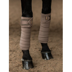 Bandagens de polo Equestrian Stockholm Champanhe Bege Bandagens de polo Equestrian Stockholm Champanhe Bege