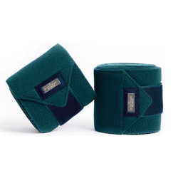 Bandagens de polo Equestrian Stockholm Esmeralda Verde
