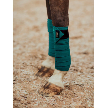 Bandagens de polo Equestrian Stockholm Esmeralda Verde