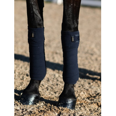 Bandagens de polo Equestrian Stockholm Azul‑meia‑noite Azul-marinho Bandagens de polo Equestrian Stockholm Azul‑meia‑noite Azul-marinho