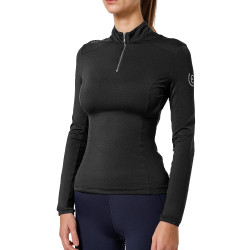 Camada Base Equestrian Stockholm Air Breeze Sunshirt feminina Edição Noir Camada Base Equestrian Stockholm Air Breeze Sunshirt feminina Edição Noir