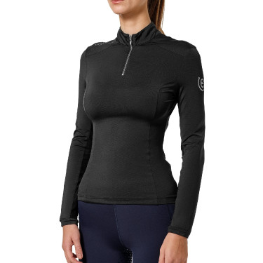 Camada Base Equestrian Stockholm Air Breeze Sunshirt feminina Edição Noir Camada Base Equestrian Stockholm Air Breeze Sunshirt feminina Edição Noir
