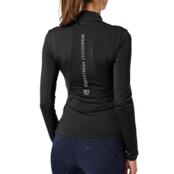 Camada Base Equestrian Stockholm Air Breeze Sunshirt feminina Edição Noir Camada Base Equestrian Stockholm Air Breeze Sunshirt feminina Edição Noir