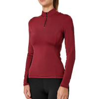 Camada Base Equestrian Stockholm Air Breeze Sunshirt feminina Bordéus Bord&amp;amp;amp;amp;amp;ocirc;
