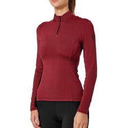 Camada Base Equestrian Stockholm Air Breeze Sunshirt feminina Bordéus Bordô Camada Base Equestrian Stockholm Air Breeze Sunshirt feminina Bordéus Bordô
