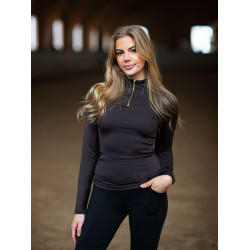 Camada Base Equestrian Stockholm Air Breeze Sunshirt feminina Marron dourado Castanho Camada Base Equestrian Stockholm Air Breeze Sunshirt feminina Marron dourado Castanho
