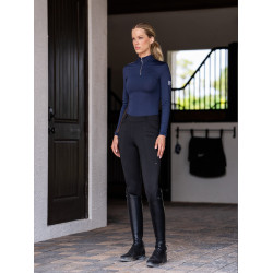 Camada Base Equestrian Stockholm Air Breeze Sunshirt feminina Azul‑meia‑noite Azul-marinho Camada Base Equestrian Stockholm Air Breeze Sunshirt feminina Azul‑meia‑noite Azul-marinho