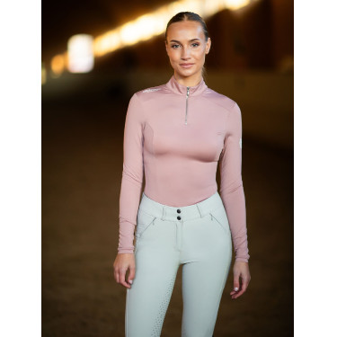 Camada Base Equestrian Stockholm Air Breeze Sunshirt feminina Rosa Camada Base Equestrian Stockholm Air Breeze Sunshirt feminina Rosa