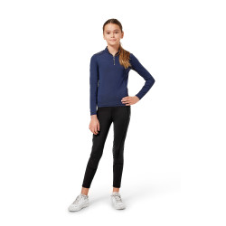 Base Layer Equestrian Stockholm Air Breeze Sunshirt Jovem Cavaleiro Azul‑meia‑noite