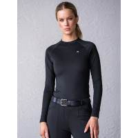 Base Layer Equestrian Stockholm Dynamic feminino de mangas compridas Lagoon blush Azul Base Layer Equestrian Stockholm Dynamic feminino de mangas compridas Lagoon blush Azul