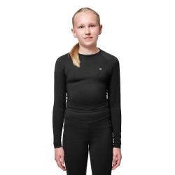 Camisola térmica Equestrian Stockholm Dynamic Young Rider de manga comprida Preto Camisola térmica Equestrian Stockholm Dynamic Young Rider de manga comprida Preto