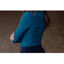 Base Layer Equestrian Stockholm Vision manga comprida mulher Azul aurora