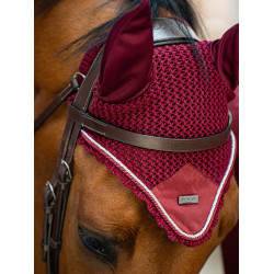 Touca anti-moscas Equestrian Stockholm Bordéus Bord&amp;ocirc;