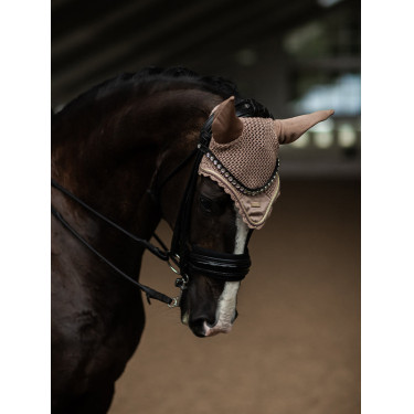 Touca anti-moscas Equestrian Stockholm Champanhe Bege
