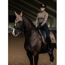 Touca anti-moscas Equestrian Stockholm Champanhe Bege