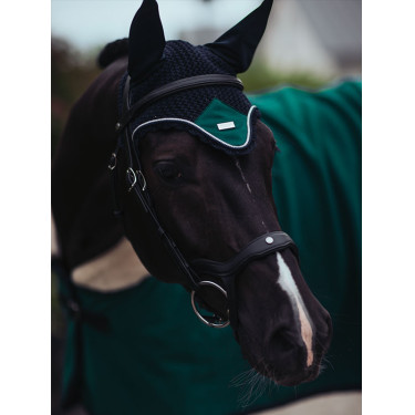 Touca anti-moscas Equestrian Stockholm Esmeralda Verde Touca anti-moscas Equestrian Stockholm Esmeralda Verde