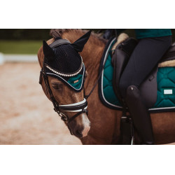Touca anti-moscas Equestrian Stockholm Esmeralda Verde Touca anti-moscas Equestrian Stockholm Esmeralda Verde