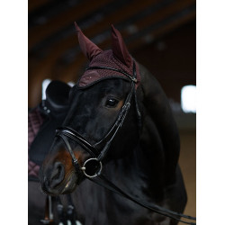 Touca anti-moscas Equestrian Stockholm Brilho infinito Castanho