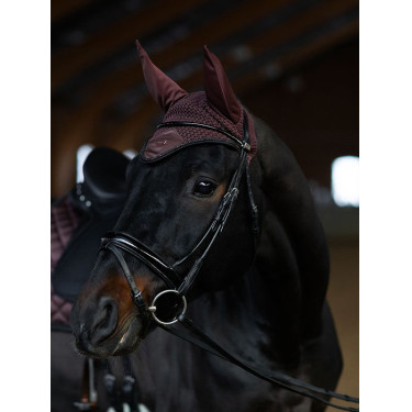 Touca anti-moscas Equestrian Stockholm Brilho infinito Castanho