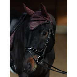 Touca anti-moscas Equestrian Stockholm Brilho infinito Castanho