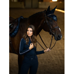 Touca anti-moscas Equestrian Stockholm Tecnologia moderna marinha Azul-marinho Touca anti-moscas Equestrian Stockholm Tecnologia moderna marinha Azul-marinho