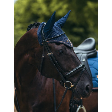 Touca anti-moscas Equestrian Stockholm Azul Mônaco Touca anti-moscas Equestrian Stockholm Azul Mônaco