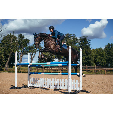 Touca anti-moscas Equestrian Stockholm Azul Mônaco Touca anti-moscas Equestrian Stockholm Azul Mônaco