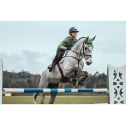 Touca anti-moscas Equestrian Stockholm Pistache branco Verde