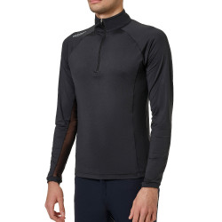 Base Layer Equestrian Stockholm Air Breeze Sunshirt homem Preto