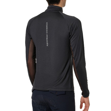 Base Layer Equestrian Stockholm Air Breeze Sunshirt homem Preto
