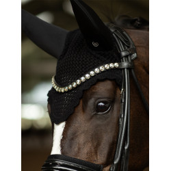 Capuz antimoscas Equestrian Stockholm com cancelamento de ruído Preto