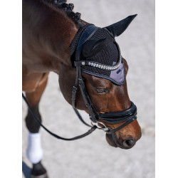 Capuz antimoscas Equestrian Stockholm com cancelamento de ruído Violeta escura