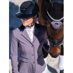 Capuz antimoscas Equestrian Stockholm com cancelamento de ruído Violeta escura