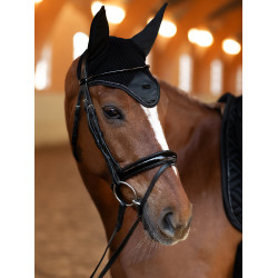 Capuz anti-moscas Equestrian Stockholm moderno Preto