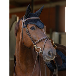 Capuz anti-moscas Equestrian Stockholm moderno Preto