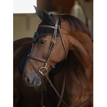 Capuz anti-moscas Equestrian Stockholm moderno Preto