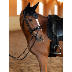 Capuz anti-moscas Equestrian Stockholm moderno Preto