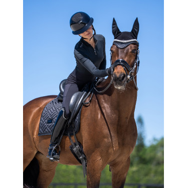 Capuz anti-moscas Equestrian Stockholm moderno Preto