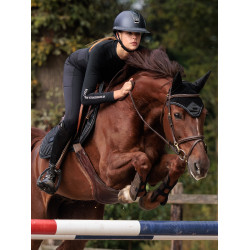 Capuz anti-moscas Equestrian Stockholm moderno Preto