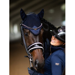 Capuz anti-moscas Equestrian Stockholm moderno Lagoon blush Azul