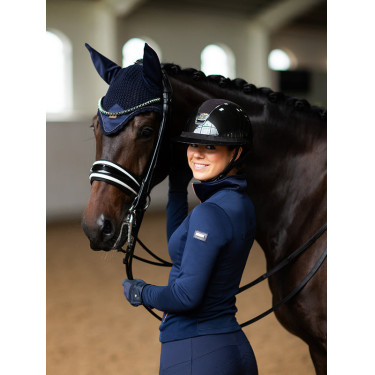 Capuz anti-moscas Equestrian Stockholm moderno Lagoon blush Azul
