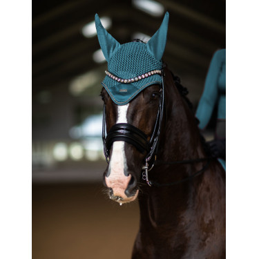 Capuz anti-moscas Equestrian Stockholm moderno Azul petróleo